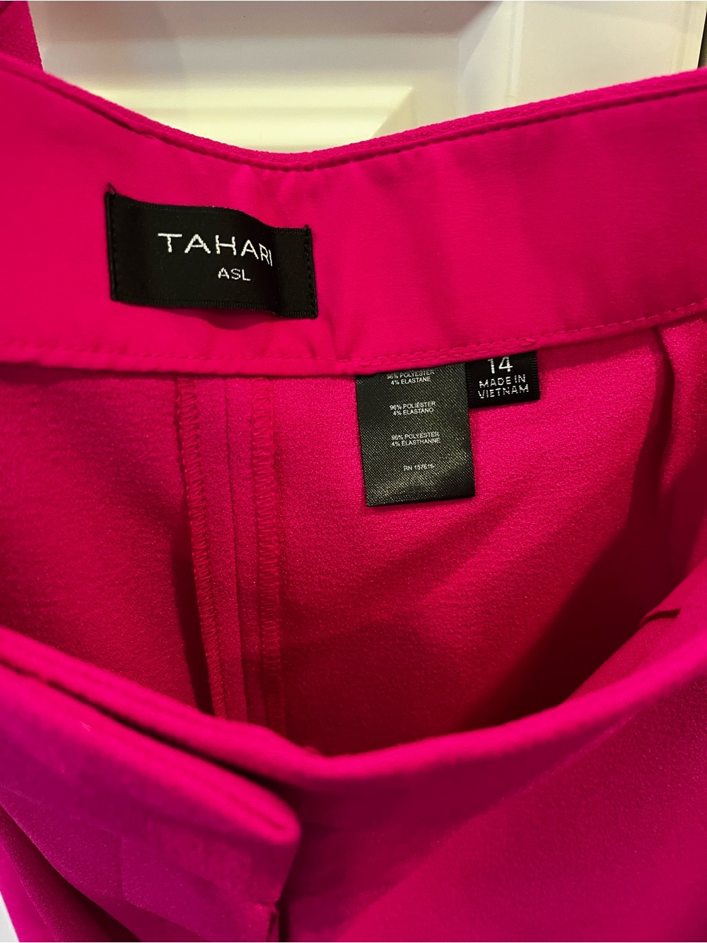 Tahari ASL Hot Pink Pants